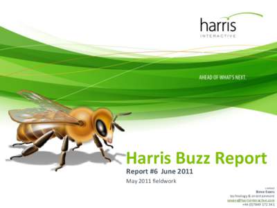 Harris Interactive Buzz Reports Wave 6 - June 2011