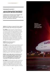 Weltenbummler  T r a n s p o r t- B oy ko tt Augenwischerei Lufthansa ist nicht die erste Fluglinie, die