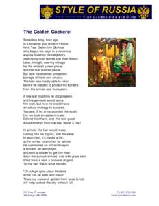 Microsoft Word - The Golden Cockerel.doc