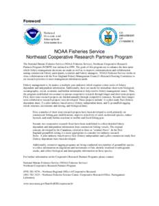 Foreword National Oceanic and Atmospheric Administration