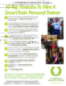 10 Top Reasons To Hire A SmartTrain Personal Trainer The 1 2