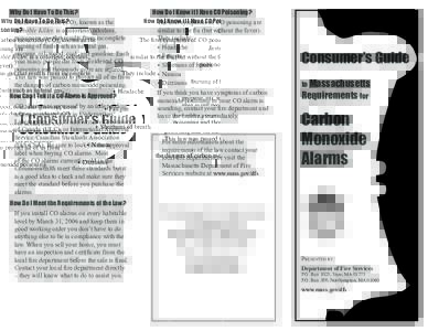 Safety / Detectors / Safety equipment / Active fire protection / Carbon monoxide detector / Warning systems / Smoke detector / Alarms / Carbon monoxide poisoning / Alarm device / Carbon monoxide / Security alarm