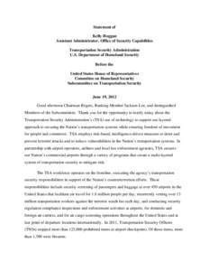 Microsoft Word - TSA Testimony[removed]Hoggan-Checkpoint Technologies-Final