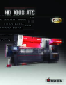 Servo/Hydraulic Press Brake With Automatic Tool Changer HD 1003 ATC  The HD NT Press Brake