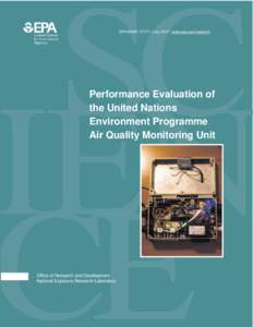 Performance Evaluation of the United Nations Environment Programme Air Quality Monitoring Unit