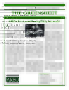 The Official Newsletter of The Association of Regulatory Boards of Optometry   THE GREENSHEET Fall  2010
