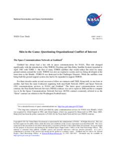 National Aeronautics and Space Administration  NASA Case Study GSFC-1045C-1 Rev[removed]