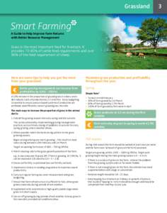 Grassland  Smart Farming A Guide to Help Improve Farm Returns with Better Resource Management