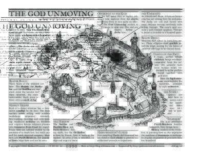 THE GOD UNMOVING an Adventure Location by Michael Prescott THE  SITUATION