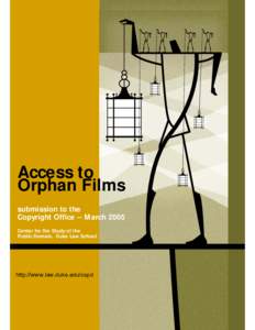 Orphan Film: CSPD Comment to the Copyright Office