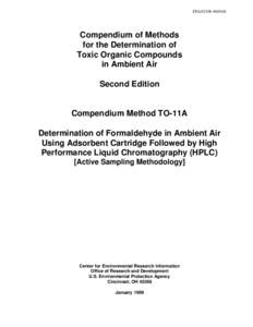 EPA/625/R-96/010b  Compendium of Methods for the Determination of Toxic Organic Compounds in Ambient Air
