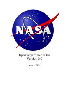    Open	
  Government	
  Plan	
   Version	
  3.0	
   	
   June	
  1,	
  2014	
  