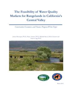 The Feasibility of Water Quality Trading for Central Valley Rangelands{}}