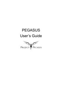 PEGASUS User’s Guide Contents 1.
