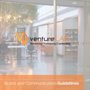 Communication design / Marketing / Communication / Market economics) / VentureLab / Brand / Logo / Wordmark / Advertising