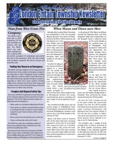 Established[removed]London Britain Township Newsletter Chester County, Pennsylvania  News from West Grove Fire