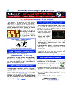 eSecurity Newsletter- January 2013