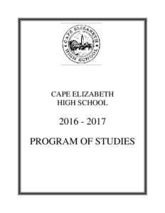 High School Program of Studies