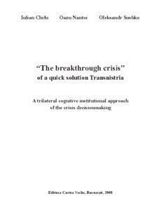 The breakthrough crisis.qxd