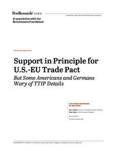 Microsoft Word - Pew Research Center-Bertelsmann Foundation U.S.-Germany Trade Report INTRO FINAL.docx