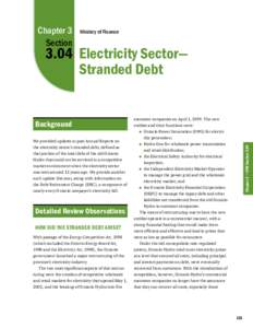 3.04: Electricity Sector-Stranded Debt