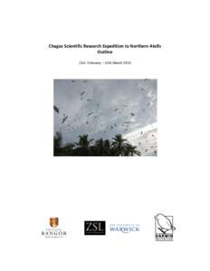   	
   	
      Chagos	
  Scientific	
  Research	
  Expedition	
  to	
  Northern	
  Atolls	
  