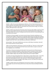 Isabelle, 3, suffers from pyruvate dehydrogenase deficiency, a form of mitochondrial disease. It’s a condition which her mum believes affects just ten other children in the UK in a similar way that it affects Isabelle.