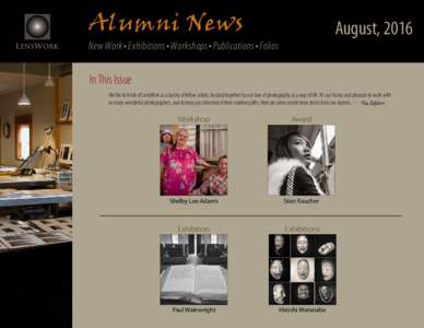 LensWork  Alumni News August, 2016