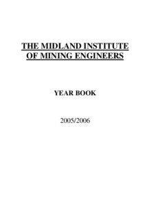THE MIDLAND INSTITUTE OF MINING ENGINEERS