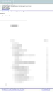 Cambridge University Press9 - Brain-Computer Interfacing: An Introduction Rajesh P.N. Rao Table of Contents More information