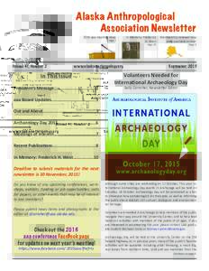 Alaska Anthropological 		Association Newsletter 2016 aaa meeting news Page 7