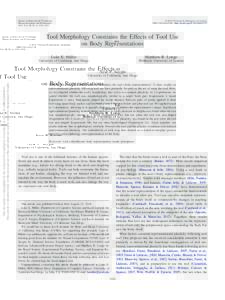 Journal of Experimental Psychology: Human Perception and Performance 2014, Vol. 40, No. 6, 2143–2153 © 2014 American Psychological Association/$12.00 http://dx.doi.orga0037777