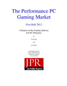 The Performance PC Gaming Market