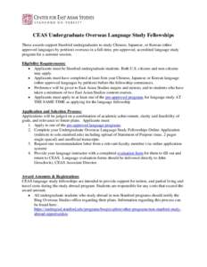Microsoft Word - Undergrad Overseas Language Study Fellowships.doc