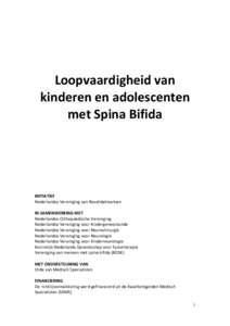 Diagnostiek en behandeling van de loopvaardigheid bij kinderen met Spina Bifida