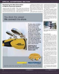 SPECIAL ADVERTISING SECTION SPECIAL ADVERTISING SECTION Developing the Next Generation of Marine Electrical Systems Over the past several years, the Actuant Company has acquired a virtual “powerhouse” of marine elect