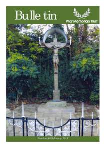 Bulletin  Number 48 February 2011 War Memorials Trust works to protect and conserve all war memorials within the UK