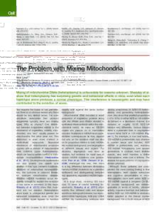 The Problem with Mixing Mitochondria