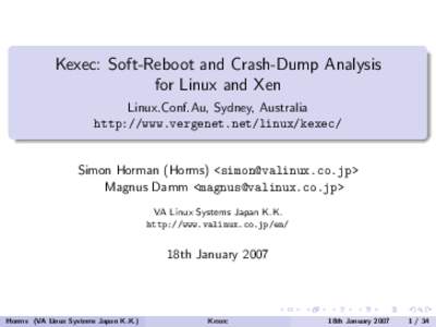 Computer jargon / Kexec / Linux / Core dump / Debuggers / Linux kernel / Reboot / Kernel / Geeknet / Computing / Software / Computer errors
