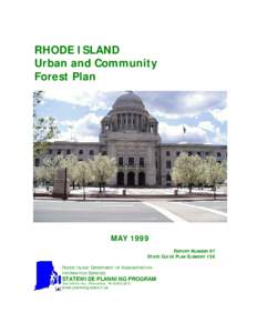 RHODE ISLAND Urban and Community Forest Plan MAY 1999 REPORT NUMBER 97