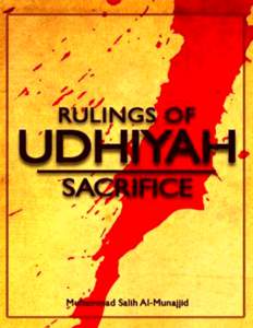 Rulings of Udhiyah Sacrifice | Kalamullah.Com