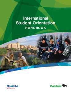 International Student Orientation HA N D BO O K INTERNATIONAL STUDENT ORIENTATION HANDBOOK