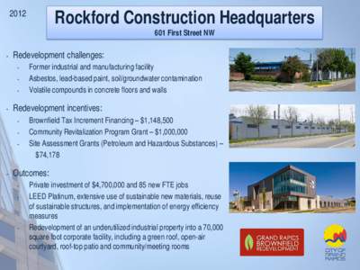 Rockford Construction HeadquartersFirst Street NW