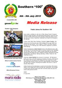 11.Treble James for Southern 100