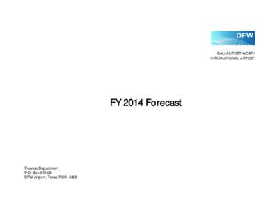 2 Forecasst FY 2014 F Finance Departm