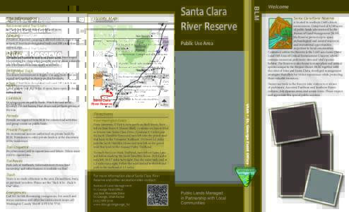 Santa Clara River Reserve Vicinity Map  Recommended Trail Users