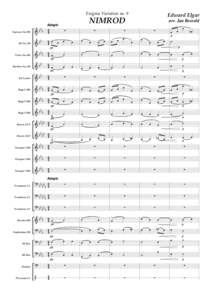 Enigma Variation no. 9 Adagio Sopraan Sax Bb Alt Sax Eb