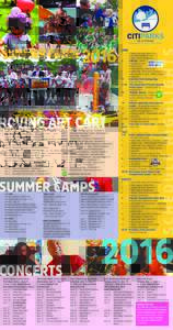SUMMER GUIDEROVING ART CART Roving Art Cart 10 a.m. – 1 p.m. on these dates June 14 Highland Park – Super Playground June 15 McGunnegle Playground – Sheraden