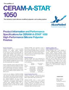 CERAM-A-STAR® 1050 Qualities of Sheet.indd