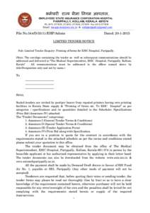 Parippally / Contract A / Arbitral tribunal / Kerala / Kingdom of Travancore / Kollam / Trivandrum railway division